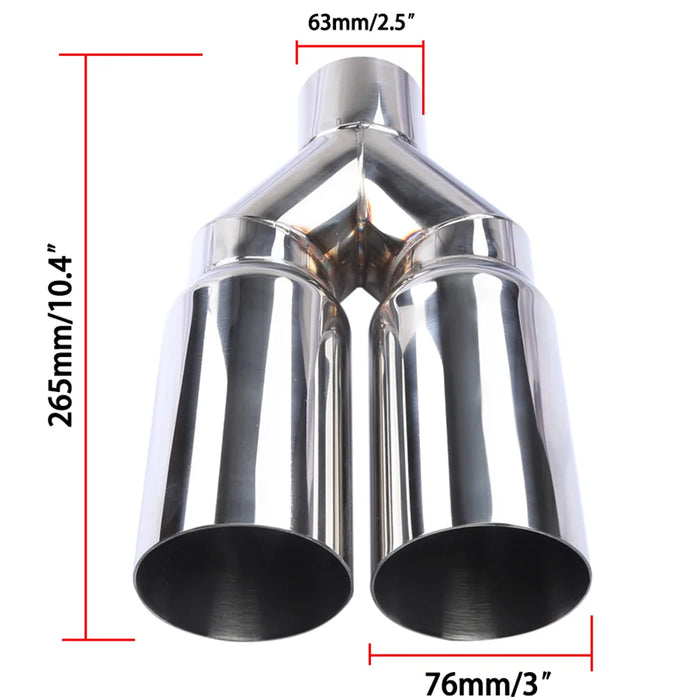 Boostlow TwinFlow 63mm Inlet 76mm